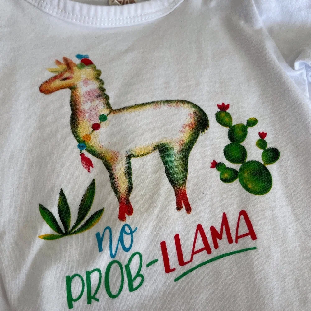 Baby 6-12 month matching Llama set